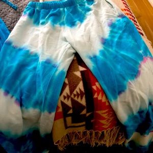 Spiritual gangster tie dye sweatpants barley worn and super comfortable!